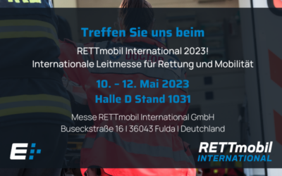 ELC participe au salon RETTmobil 2023 en Allemagne pour présenter ses solutions pour le secteur des secours